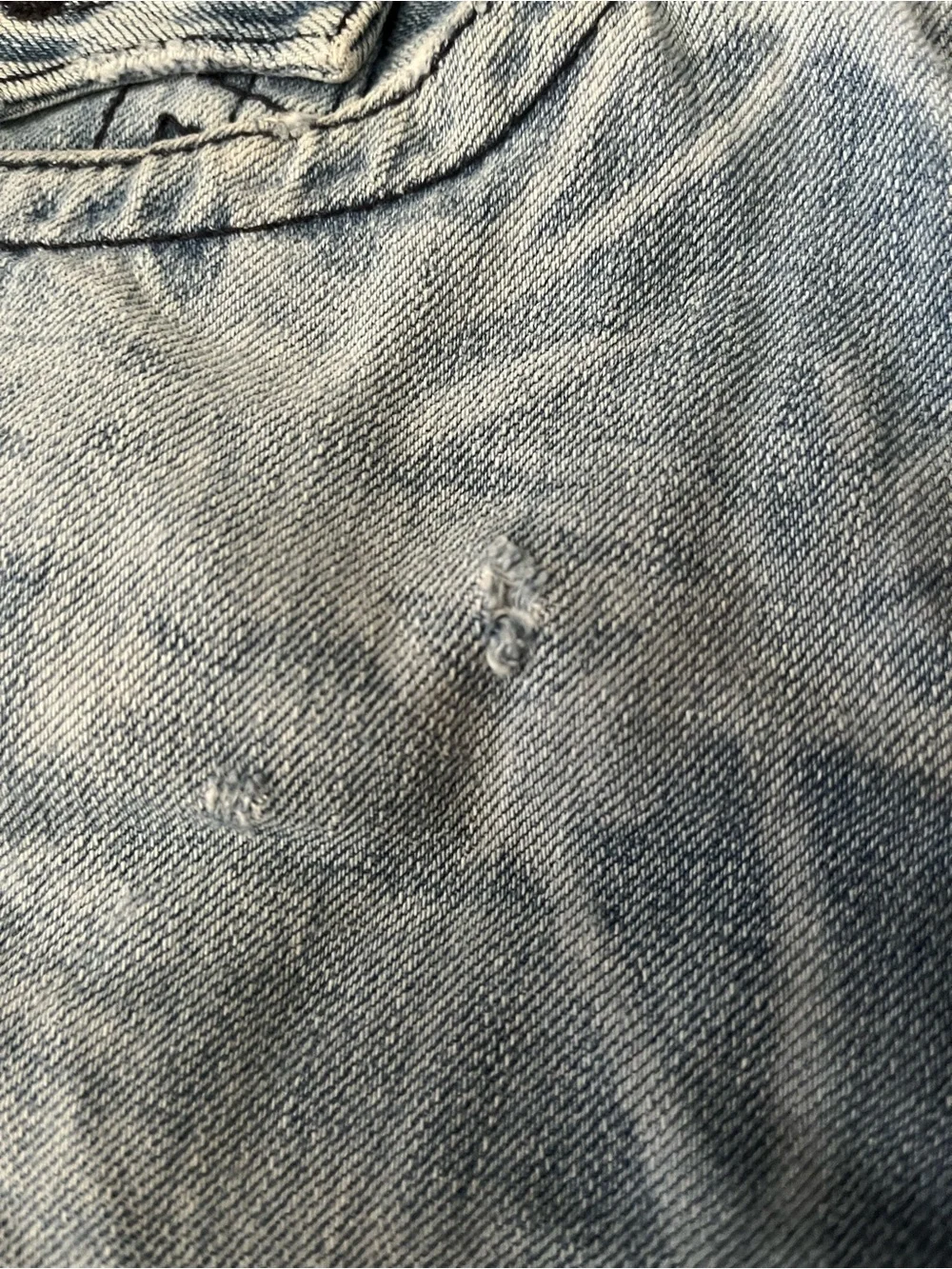 True Religion Men's Distressed Denim Shorts